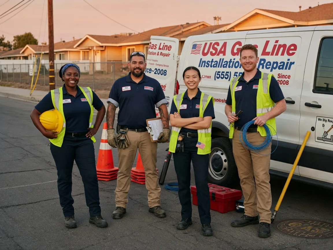 Gas Line Installation company in Fackler, AL